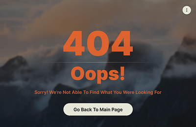 404 pege 404 404 page 404pages dailyui design error ui ui design ux