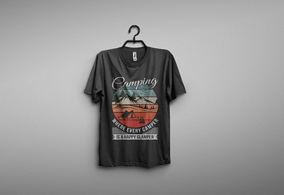 Camping t shirt design. Vintage t shirt design camp camping camping t shirt camping vintage t shirt clean creative t shirt design design graphic design graphics design retro t shirt t shirt t shirt design tent typography typography t shirt vintage vintage color vintage sun vintage t shirt