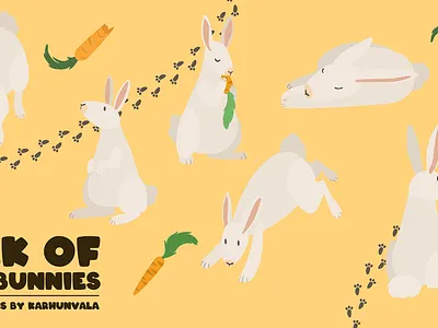 Cute bunny illustration pack adobe illustration animal illustration bunny childrens book cute illustration