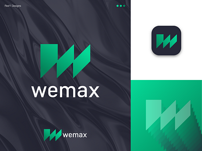 Tech Logo - W Logo - Wemax Logo Design branding design graphic design icon logo typography vector