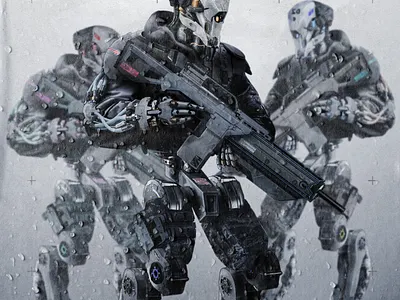 Stormtrooper Tactical Mecha 3d army concept art concept design design film futurism gameart gamedev graphic design illustration mech mecha mecha designer mechanical robot robot art sci fi