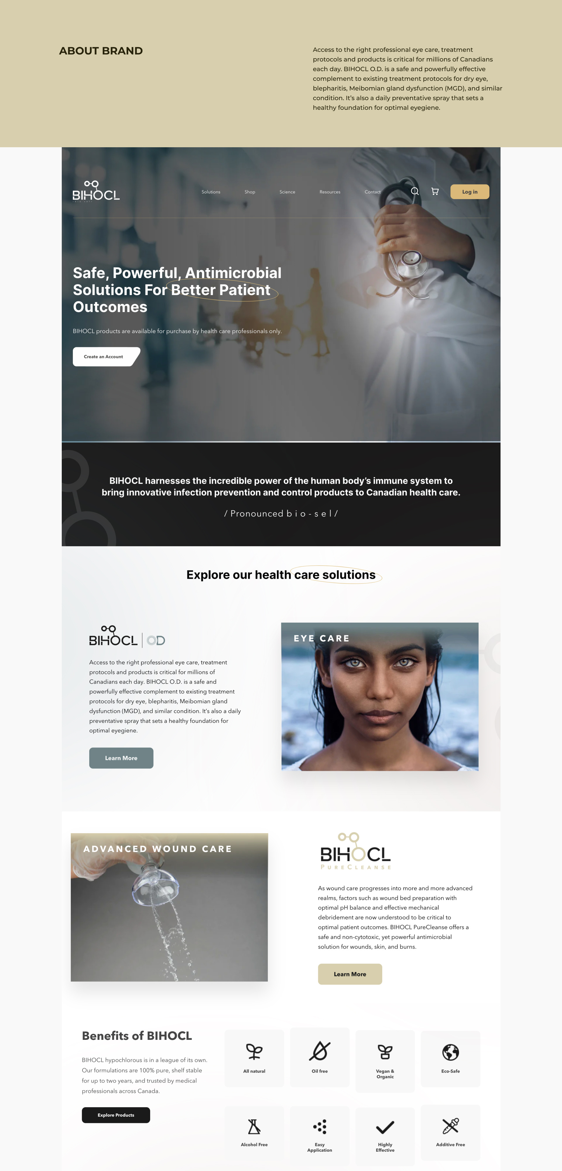 Custom shopify store development bihocl by voodoo ecom agency on dribbble