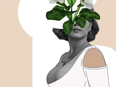 Collage art adobe photoshop collage art fashion fashion magazine graphic design line art model photoshop editing