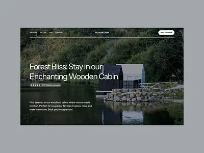 Booking website template booking clean landing photographic template website