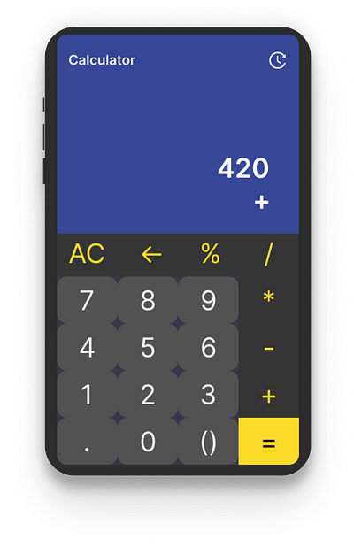 day 4 ( calculator) calculator challenge dailyui design figma mobile