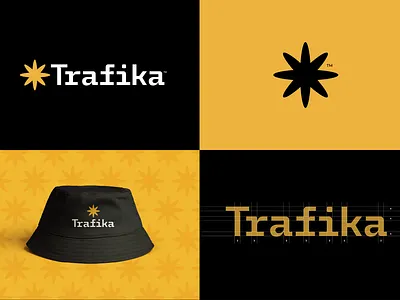 Trafika - Brand Identity adobe illustrator brand identity branding logo logo design modern design simple logo sun timeless logo trafika