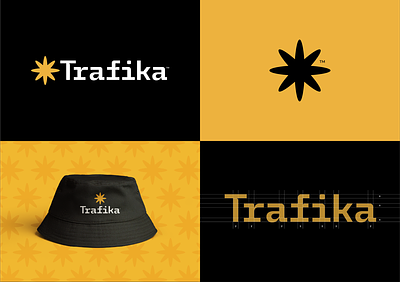 Trafika - Brand Identity adobe illustrator brand identity branding logo logo design modern design simple logo sun timeless logo trafika