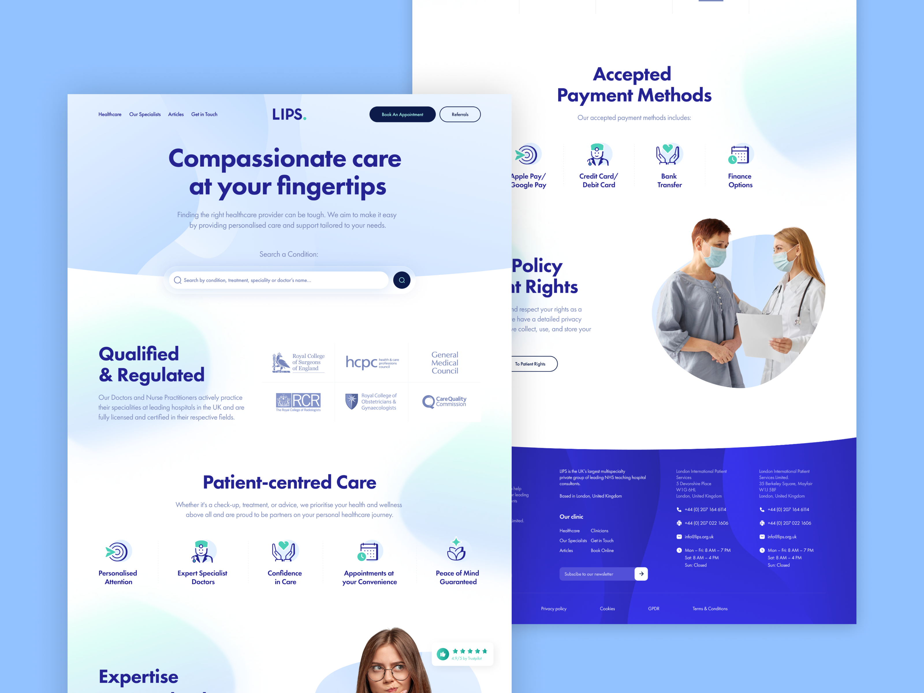 Example of Corporate Website Design 