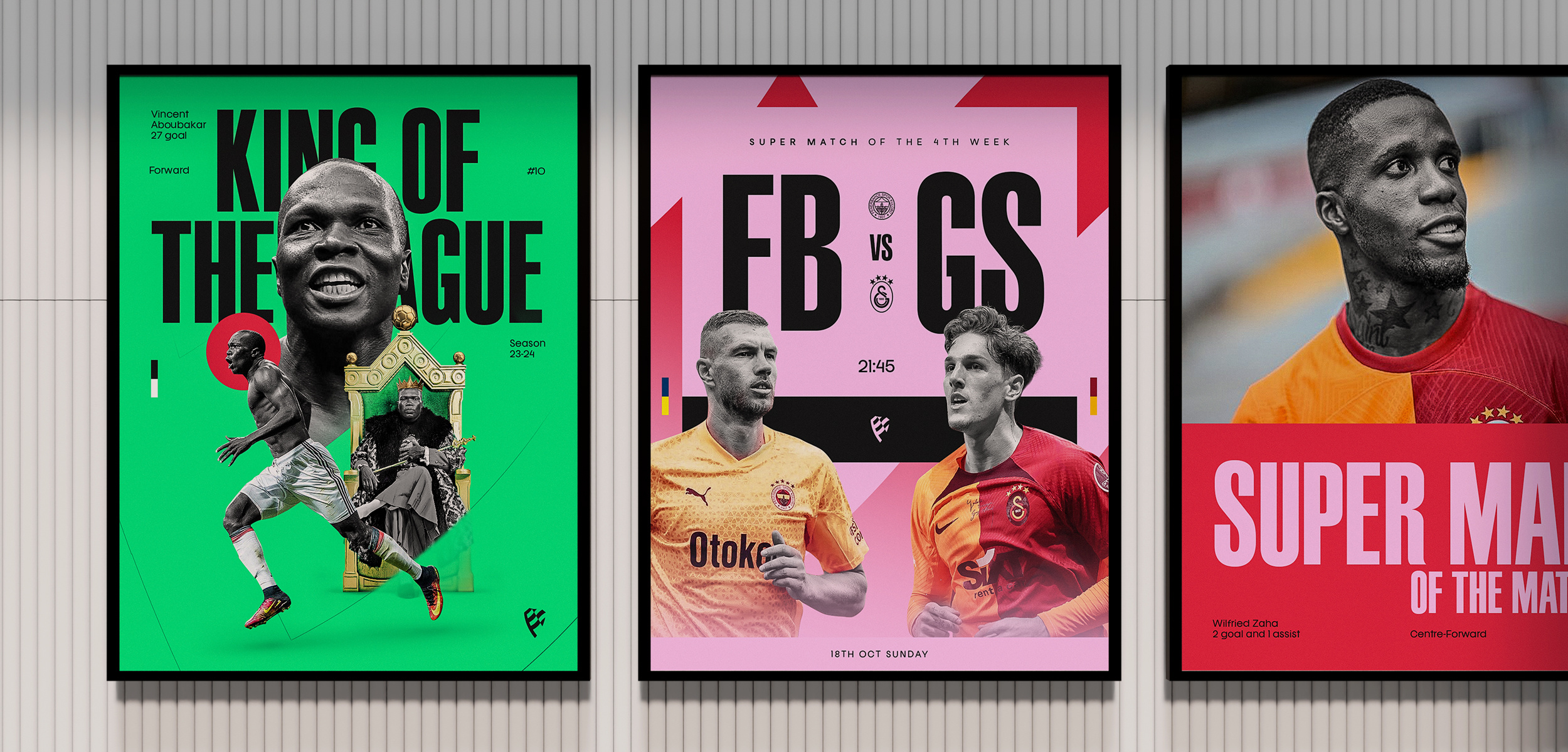 Super League Re-Branding Posters 3d animation branding clean cool design football graphic design illustration logo minimal design motion graphics posters promo soccer ui