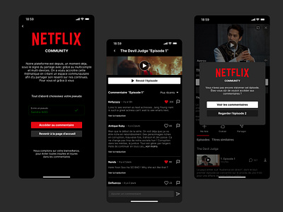 Netflix new features - Product design app design typography ui ux