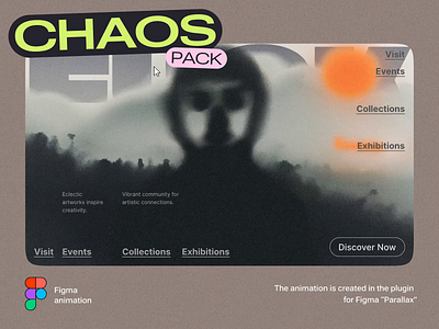 Fog Ghost animation chaos chaotic darkness exhibition figma ghost graphic design halloween home page homepage landing page landingpage parallax uidesign uiux userinterface web design webdesign website