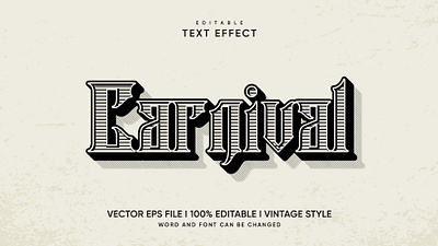 Editable Vintage text effect. aged anchient branding eps old retro vector vintage