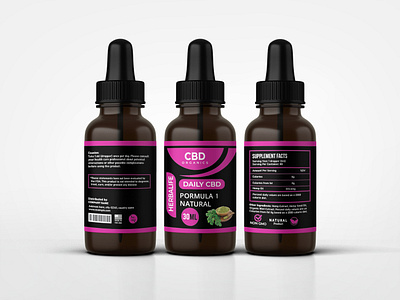 CBD Label Design And Packaging Design bottle design cannabis cannabis oil cbd cbd label design cbd oil doper bottle hemp label design oil design packaging packaging design product label product packaging