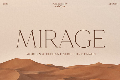 MADE Mirage 40% Off beautiful elegant latin logo logofont logotype magazines modern pretty serif serif font type typeface