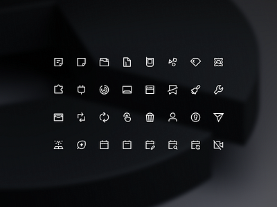 central V1.14 icon icon system iconography icons iconset mark pictograms vector