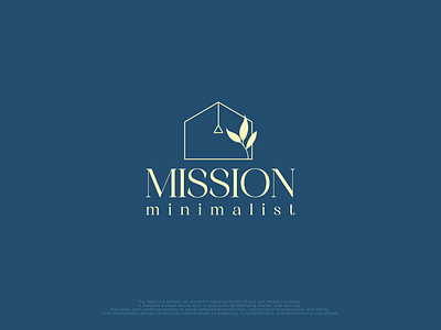 Mission Minimalist company logo brand logo branding design graphic design illustration logo logo design logo designer logotype ui