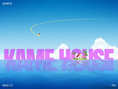 Water reflection effect - Build 2.0 build challenge design figma practice typography