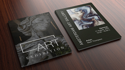 Art Exhibition Flyer a5 art flyer graphic design illustrator photoshop