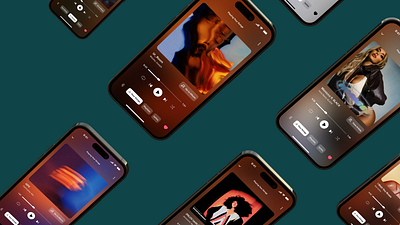 Music App UI Design app design branding ios app music app ui uiux