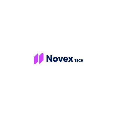 Novex Tech creative logo logo design minimal mark minimali logo modern logo