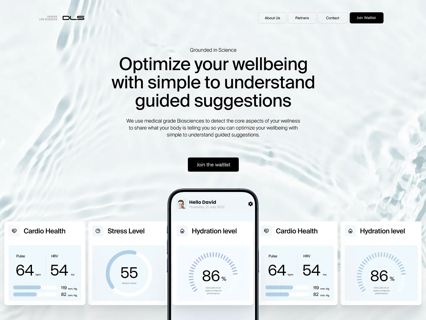 Innovative Wellness Website Design for Optimal Health Insights