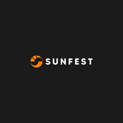 Sunfest creative logo logo design minimal logo modern logo