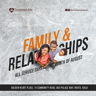 Family and Relationship graphic design