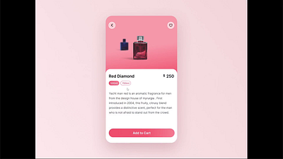 Product Details Page Animation daily ui figma motion graphics product prototype ui ui animation uidesign ux