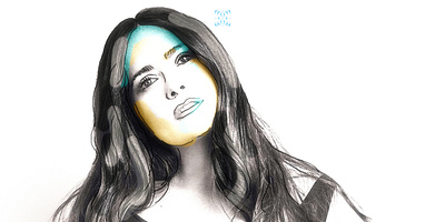 Portrait Practice_ Salma Hayek illustration