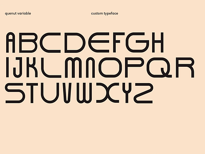 Custom typography for Quenut art direction brand branding custom design graphic design identity type typeface typography vector