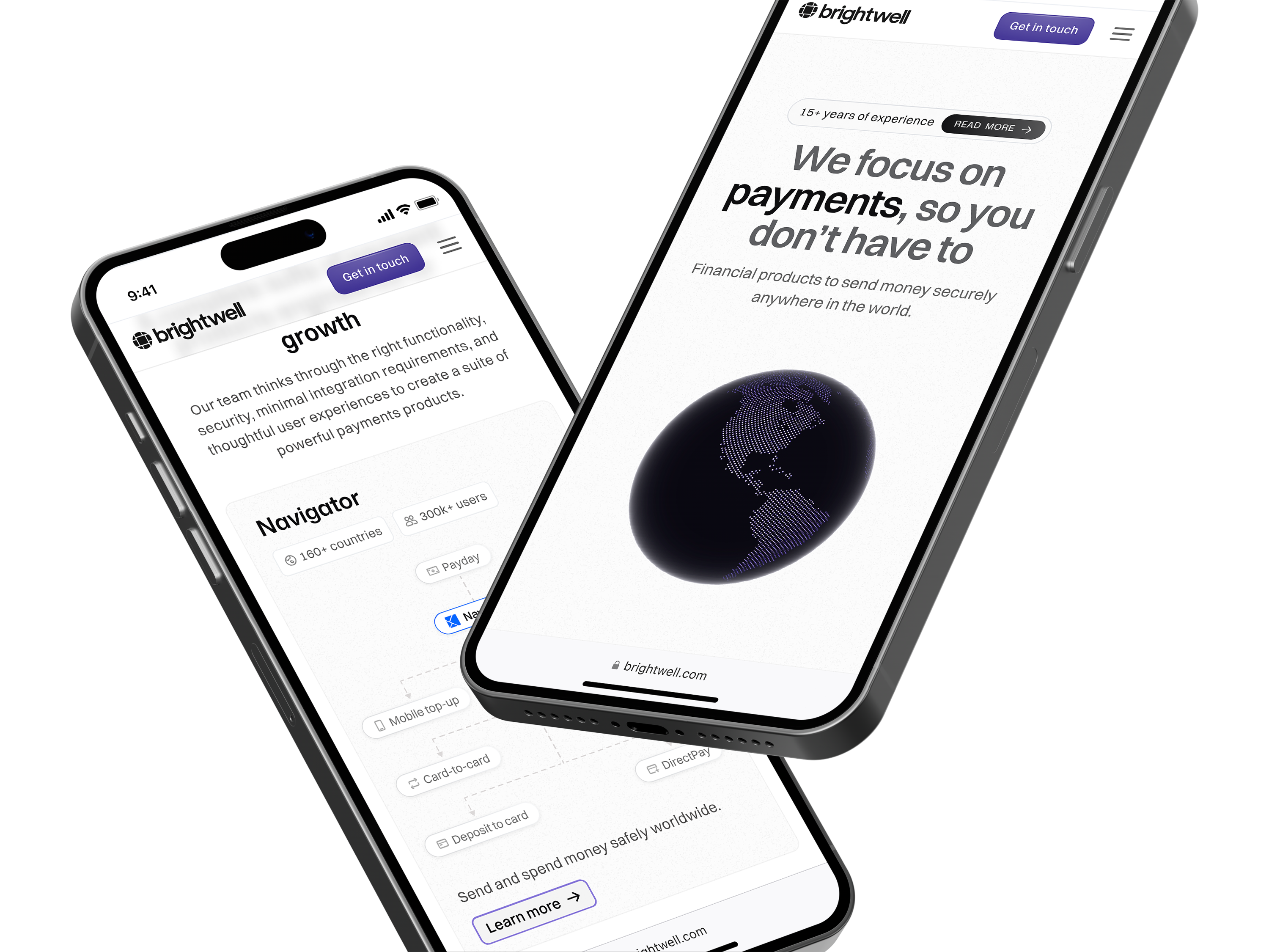 Fintech landing page apple bank clean design finserv fintech interface iphone15 landing minimal mobile modern page payment phone product ui ux website