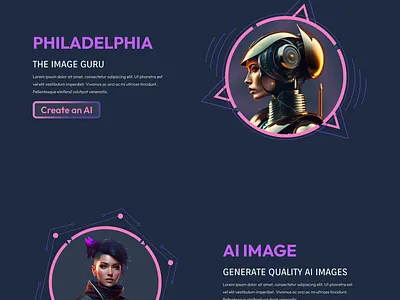 AI Landing Page Website Design design ui ui design ui designer