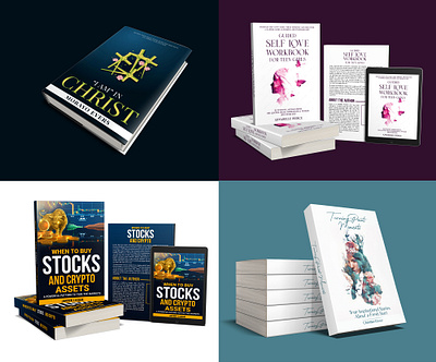 Book Cover Folio 5 book bundle book cover book cover mockup book design book folio book illustration book mockup bookish church cover design cover maker design editorial design graphic design minimal money book self help book self love stock money typography