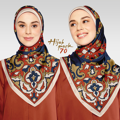 Hijab Mockup Pack 70 apparel clothes design download fabric fashion female girl hijab mockup model photoshop psd scarf shawl template textile woman
