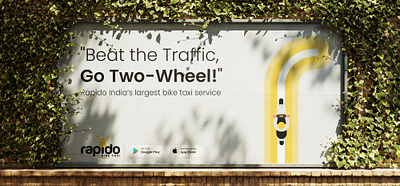 Rapido Bike Taxi Redesign adobe photoshop bike branding cool design graphic design illustration mockup new redesign typography ui web