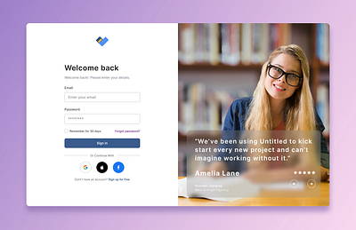 SignIn Page UI Design adobe xd design figma landing page login login page mockup page sign in page signin ui ui design ui ux user interface ux ui web web page welcome page