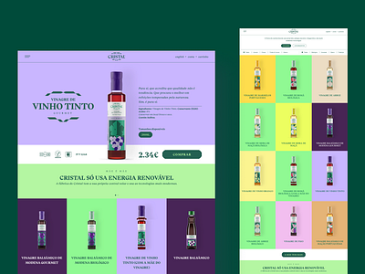 Cristal Vinegar Ecommerce colorful cristal ecommerce ui vinagre website woocommerce