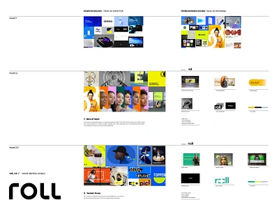 Roll / Brand Identity / Moodboard brand book brand desinger brand development brand guidelines brand identity branding branding designer guidelines identity designer logo logo designer logo exloration mood board new york stylescape usa designer visual identity