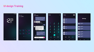 UI Design Training fun interface mobile ui