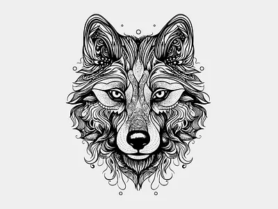 Wolf head vector artwork artwork branding design editable graphic design head illustration logo minimal modern simple vector wolf