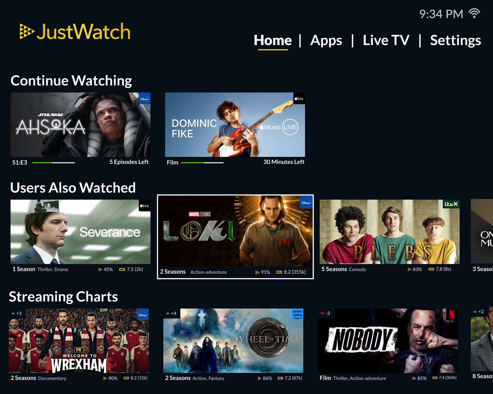 JustWatch Smart TV UI By Alex Quayle On Dribbble