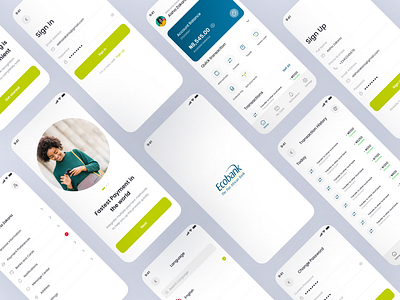 Ecobank mobile app redesign app design ui ux