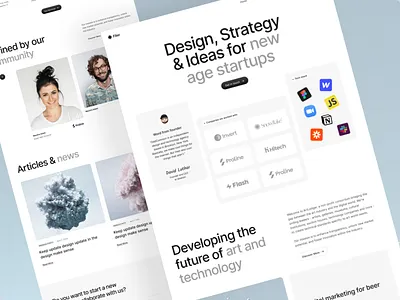 Agency Website Design Template UI agency agency website company creative creative agency design digital agency landing page portfolio portfolio website ui ux web design webdesign webflow website website design
