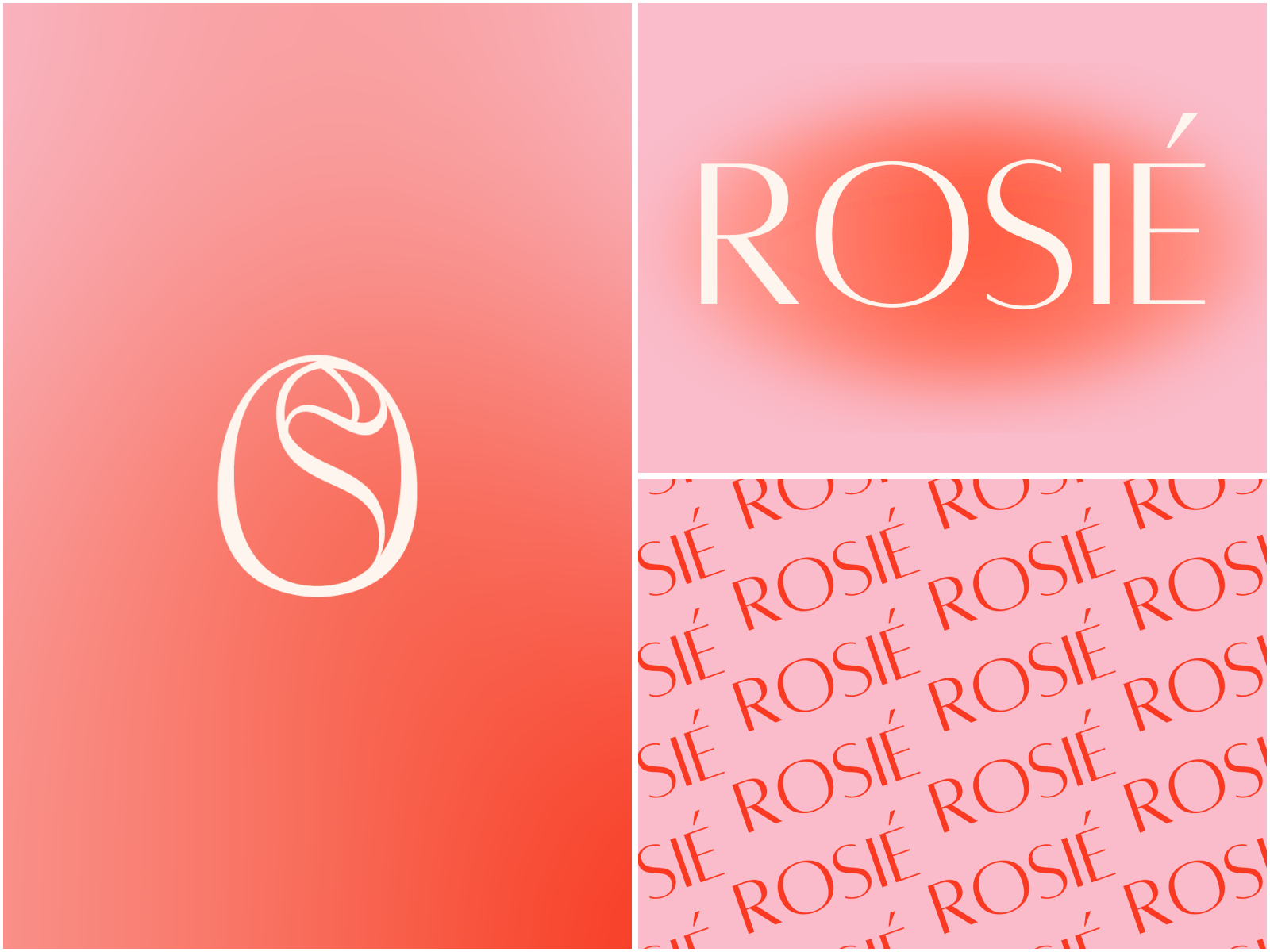 Rosie - Branding & Packaging Design beauty brand branding graphic design logo logo design packaging packaging design