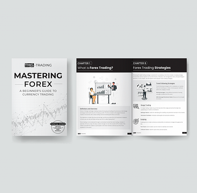 Mastering Forex E-Book Design adobe illustrator adobe indesign adobe phot adobe photoshop canva ebook ebook cover ebook design ebook layout forex trading layout design lead magnet pdf