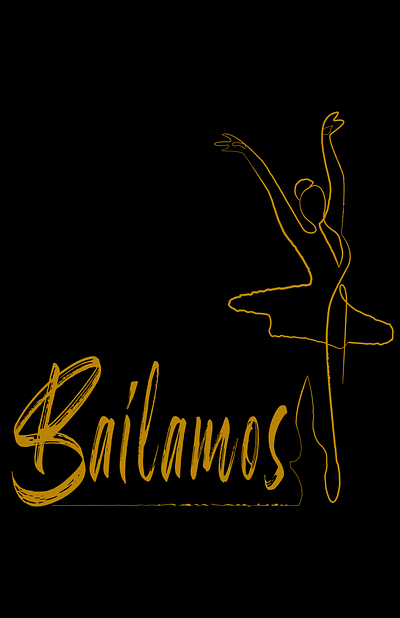 Bailamos bailamos ballerina branding dance digitalart graphic design logo motion graphics poster romansgallery