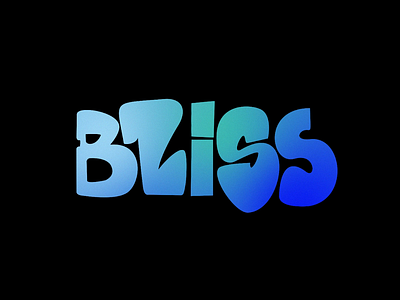 Bliss - Text Animation 2d 2d animation after effect after effects animation design illustration motion design motion graphics typography ui