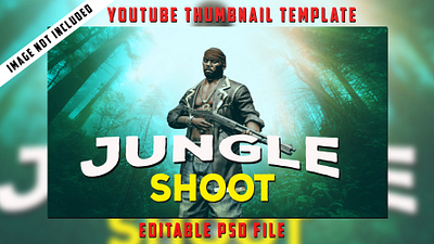 Action Thumbnail Template 3d branding graphic design motion graphics youtube