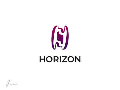 HORIZON - Logo Design(Unused) app logo brand identity branding creative logo design gradient logo graphic design icon illustration logo minimal logo modern logo