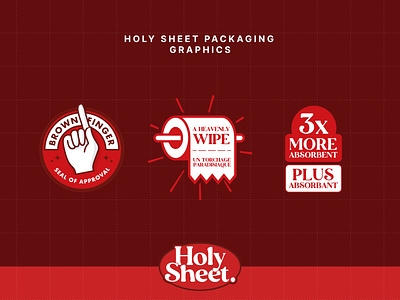Holy Sheet - Graphics brand branding design designer graphic design graphics icons illustration logo logotype package packaging symbols ui vector